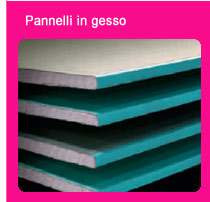 Pannelli in gesso